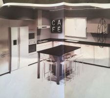 Conception cuisine idée 2- 3D
