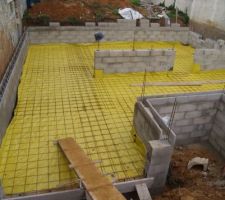 Préparation dalle du sous sol