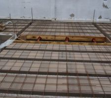 Pr&eacute;paration du Plancher bas du RDC ferraille