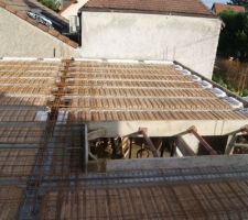 Pr&eacute;paration du Plancher bas de l'ETAGE