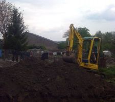 Travaux d'assainissement.