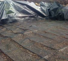 Travaux d'assainissement.