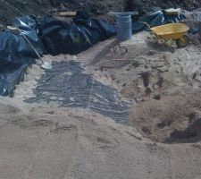 Travaux d'assainissement.