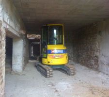 Terrassement intérieur de la ferme ...