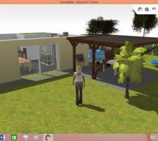 3D terrasse couverte ouest