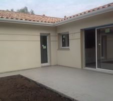 Carrelage extérieur des coursives, et de la terrasse.