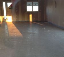 Chape sèche et bandes