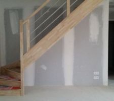 Escalier en hêtre