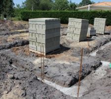 Fondations   livraison des parpaings