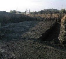 Le terrassement et les fouilles sont finis