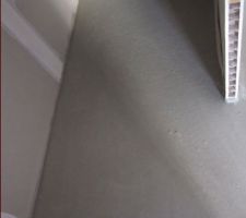 Chappe sur plancher chauffant WC