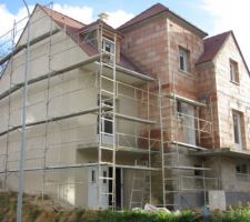 Crépi facade ouest et nord