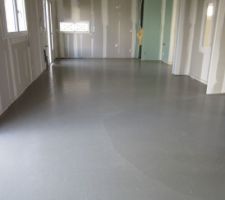 Chappe sur plancher chauffant : cuisine salon