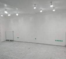Peinture de la salle terminé