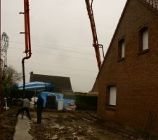 Coulage des fondations