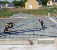 Tout est pret pour recevoir le béton