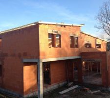 Débord toiture jardin