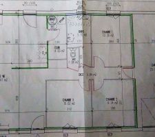 Plan initial de la maison ( avant modification )