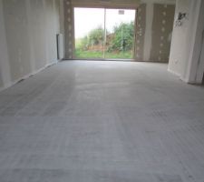 S&eacute;chage de la chape liquide