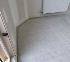 S&eacute;chage de la chape liquide