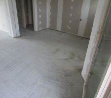 S&eacute;chage de la chape liquide