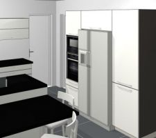 Vues 3D de la future cuisine