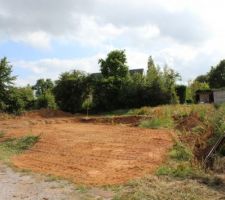 Accès de chantier terminé