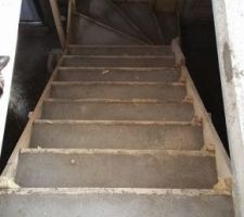 Création de l'escalier du sous-sol