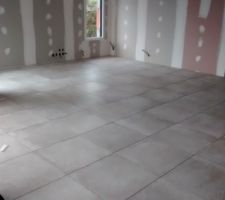 Carrelage pièce de vie