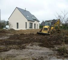 Terrassement en cours