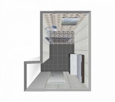Simulation e,n 3D de la salle de bains