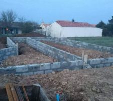 Murs de soubassement