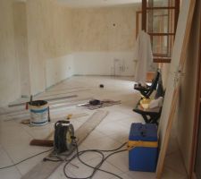 Carrelage en cours