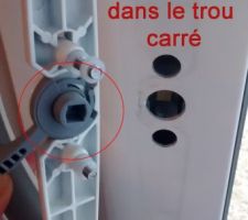 Baie vitrée - Principe de verrouillage