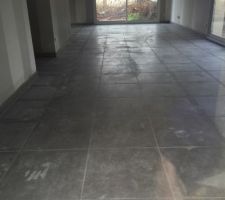 Carrelage du rez-de-chaussé