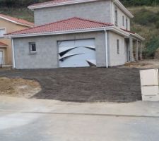 Fin du terrassement.