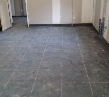 Fin du carrelage du bas