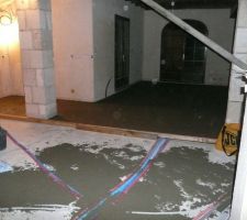 Pose de la nouvelle chappe