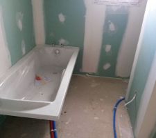 Mise en place des réseaux ECS/chauffage - sdb