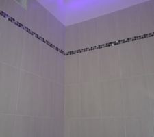 C'est fini !
Ruban RGB intégré au plafond