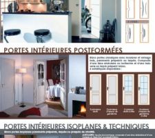 Portes intérieures GRAPHIK (modèle du milieu à droite)