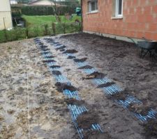 Filets avertisseur tranchées drainantes