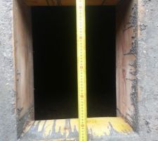 Dimensions de l'accés au vide sanitaire via le garage
