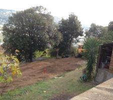 Suite du terrassement....