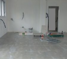 Pas de kit auto nivelant utilisé pour la pose de carreaux rectifié 60x60