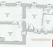 Plan initial de l'entresol.