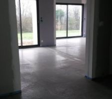Chape liquide coulée
