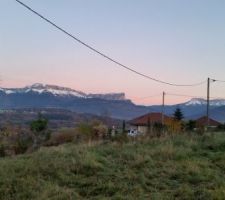 Vue sur la tournette et le parmelan