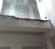 Les dégâts du mauvais temps sur le placo (4)...