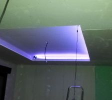 Double plafond Led en cours